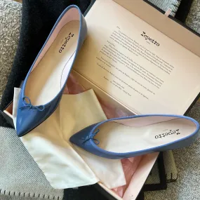 Sapatilha Repetto Azul Bico Fino