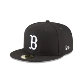 11591174 New_Era Gorros MLB 59Fifty Boston_Red_Sox Black/White