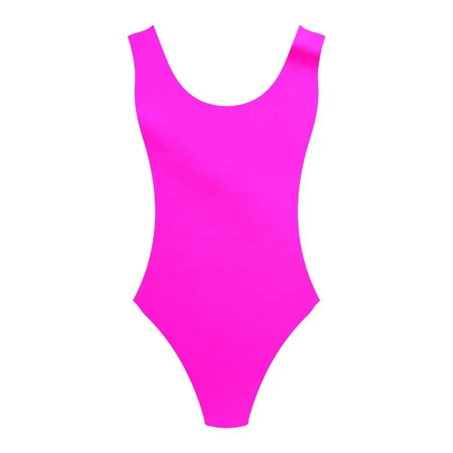 1980s Leotard - Neon Pink