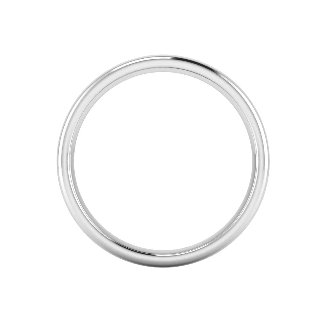 3.5mm Band Classic Soft Court Wedding Ring