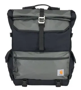 40L Nylon Roll Top Backpack