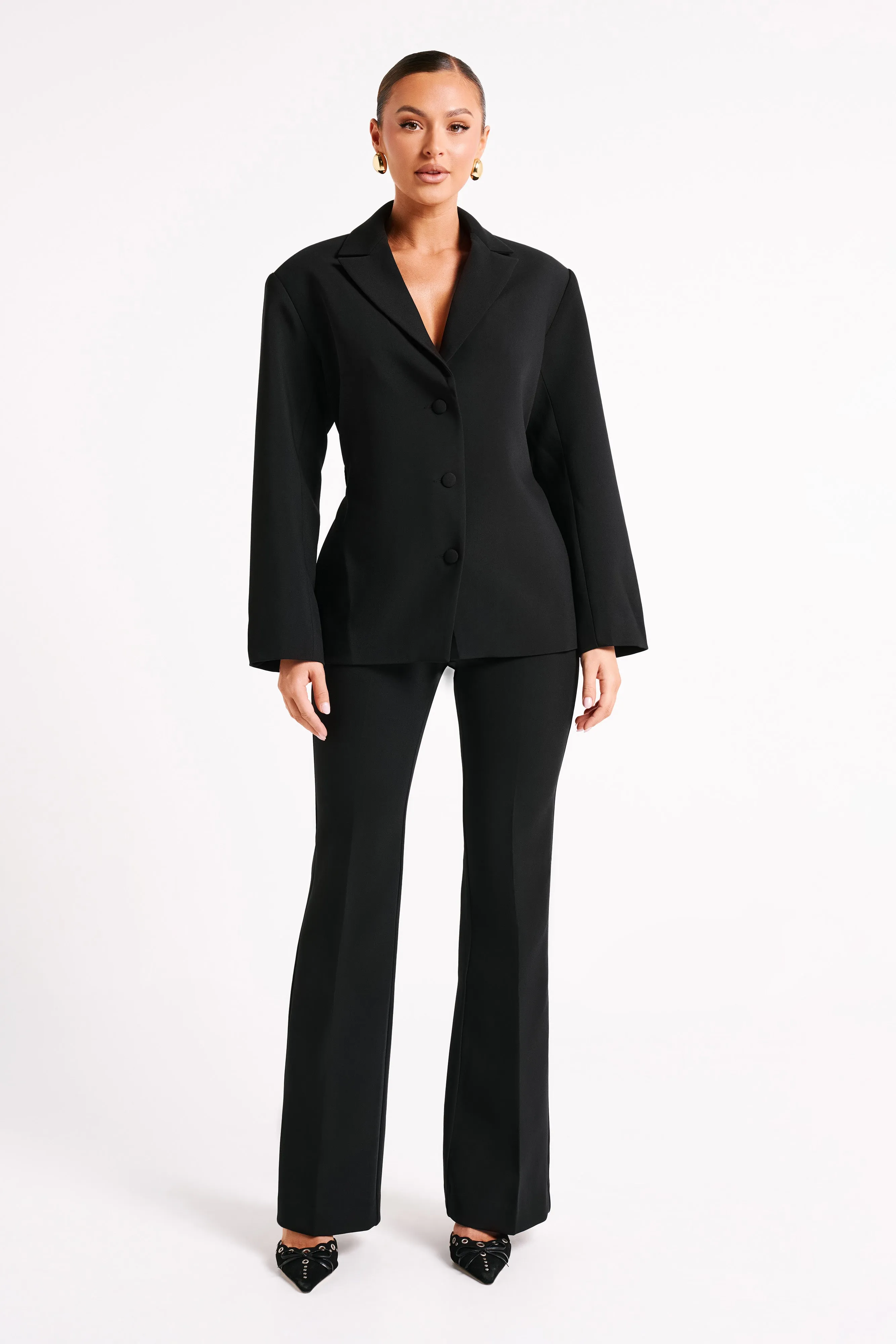 Addie Suiting Blazer - Black