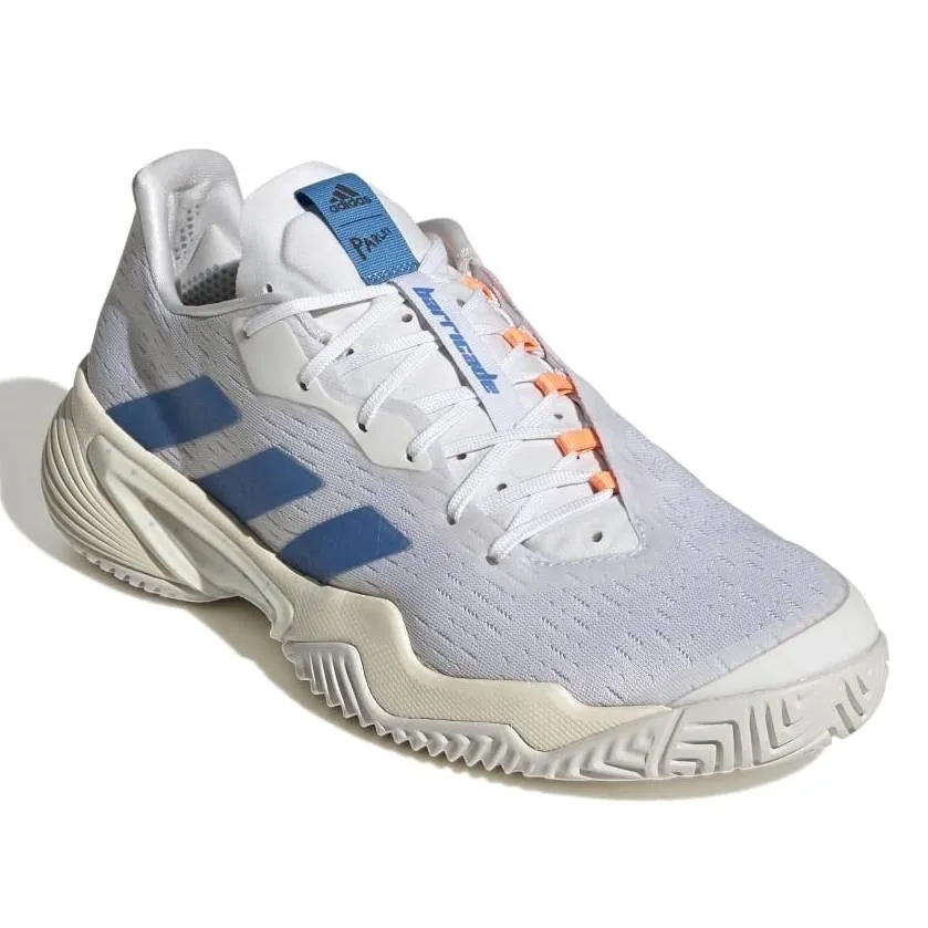 adidas Barricade Parley Men's Tennis Shoe (White/Blue)