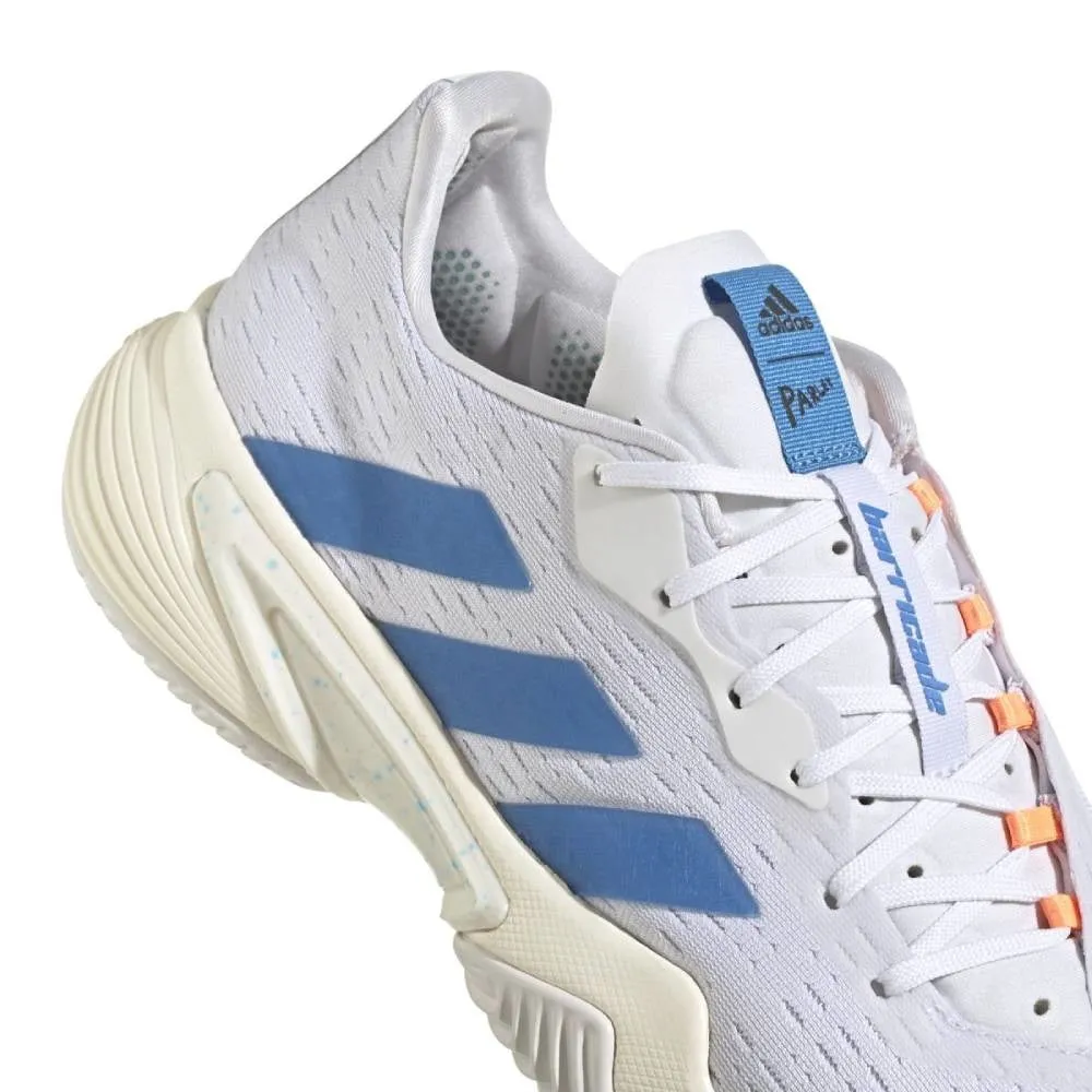 adidas Barricade Parley Men's Tennis Shoe (White/Blue)