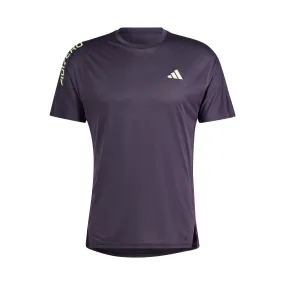 adidas | Men's Adizero Running T-Shirt - Aurora Black/Green Spark