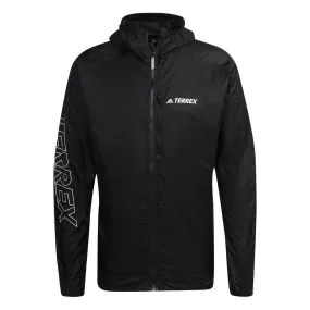 Adidas Outdoor Men Terrex Agravic Windweave Pro Octa Insulation Windbreaker Black GU3858