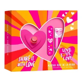 Agatha Ruiz De La Prada Love Love Love Set EDT 80 ML   Lima   Esmalte de uñas (M)