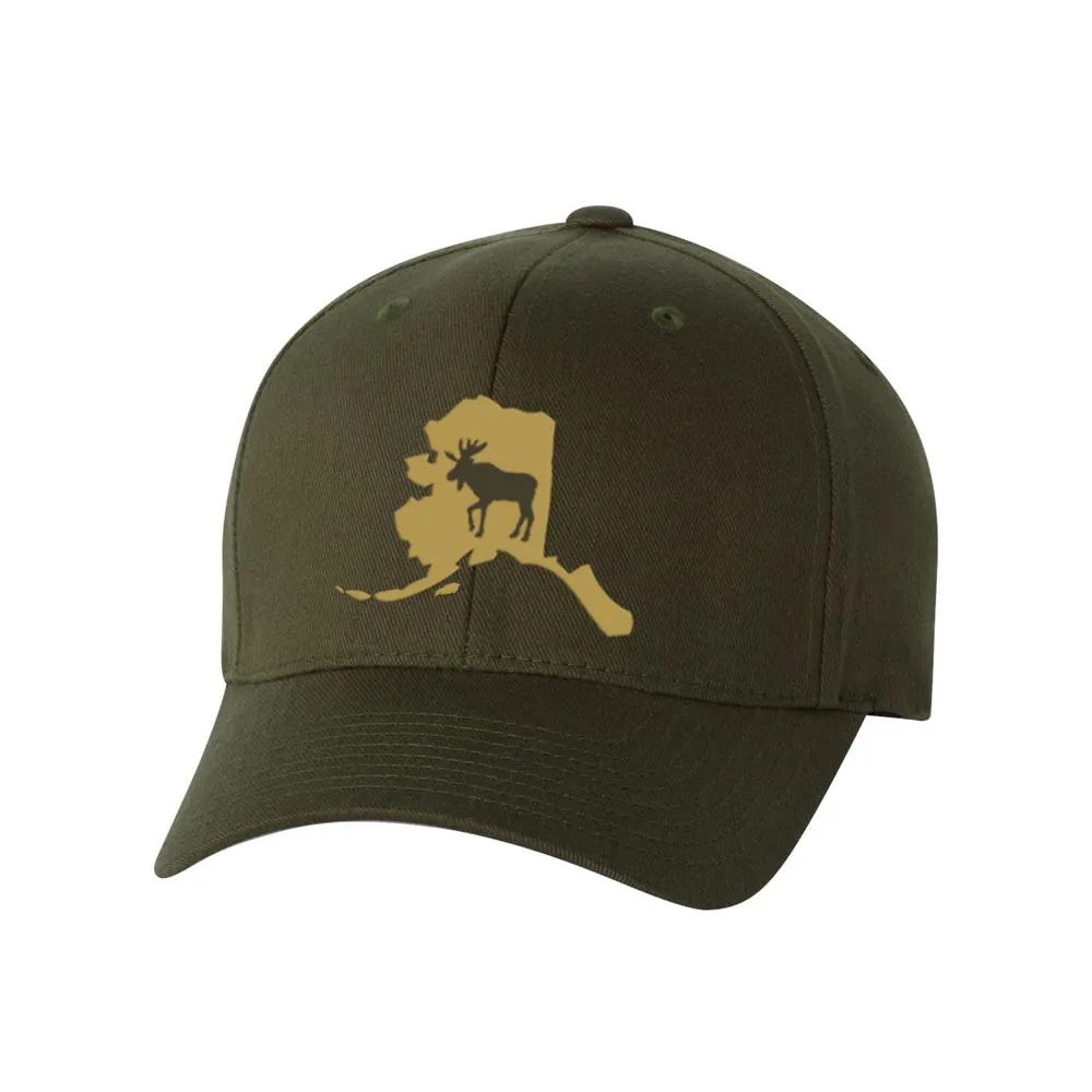 Alaska State Moose FlexFit Hat