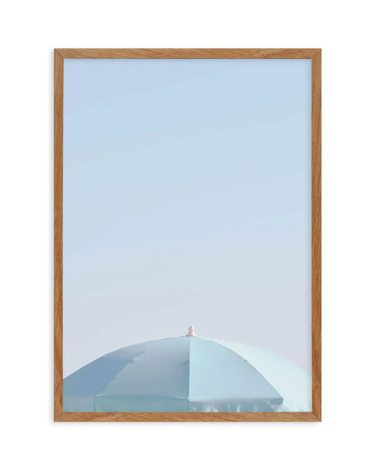 Aqua Parasol Art Print