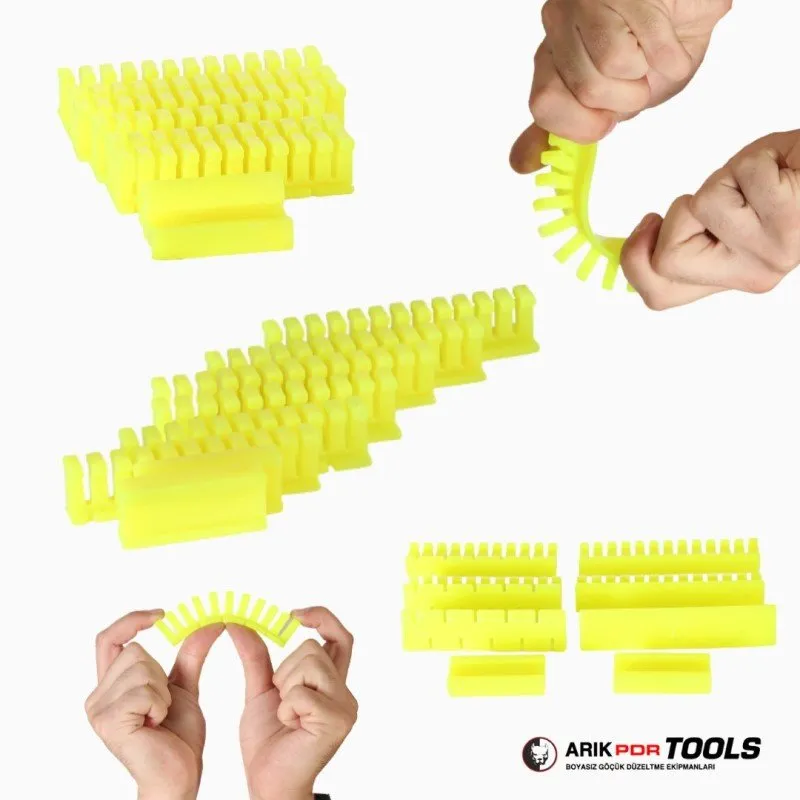 ARIK Variety Pack Yellow Curved Glue Tabs 12 Pieces