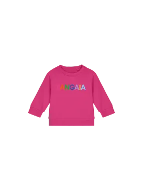 Baby 365 Midweight Pangaia Sweatshirt—tourmaline pink