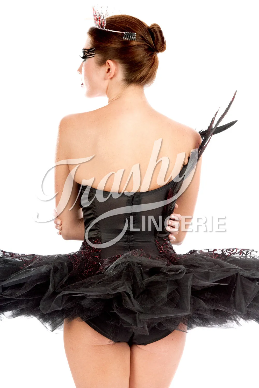 Ballerina Swan Tutu with Built-In Panty