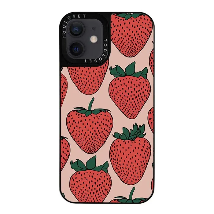 Berry Chic Designer iPhone 12 Case Cover