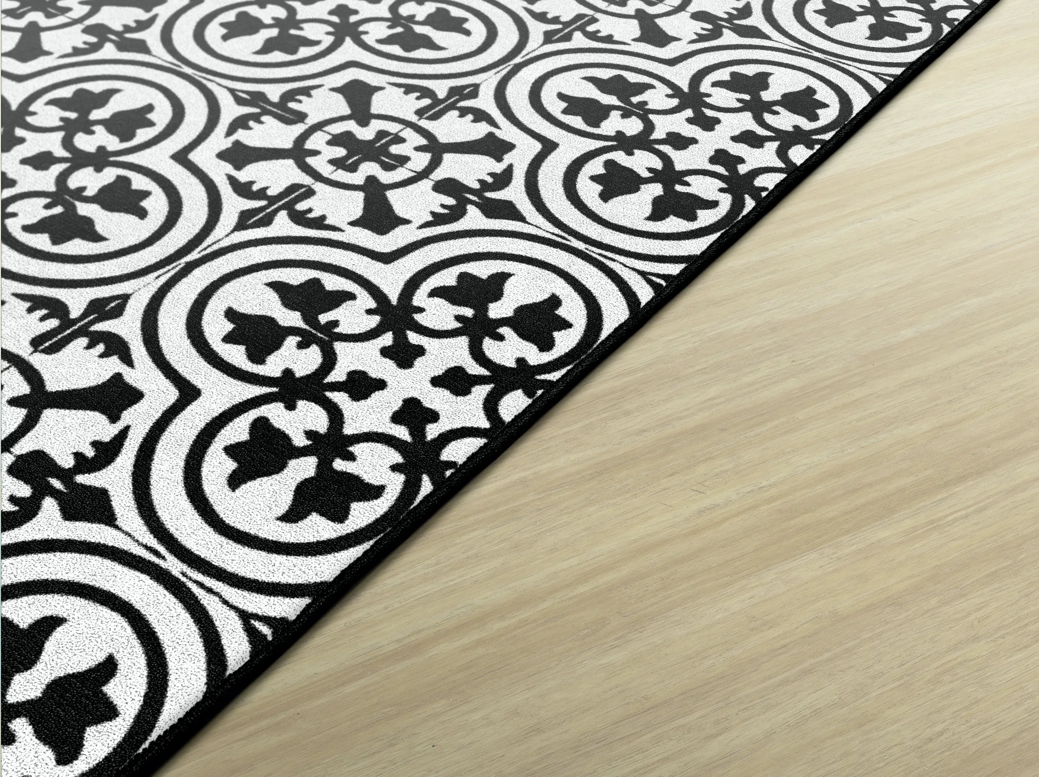 Black & White Tile | Classroom Rug | Schoolgirl Style