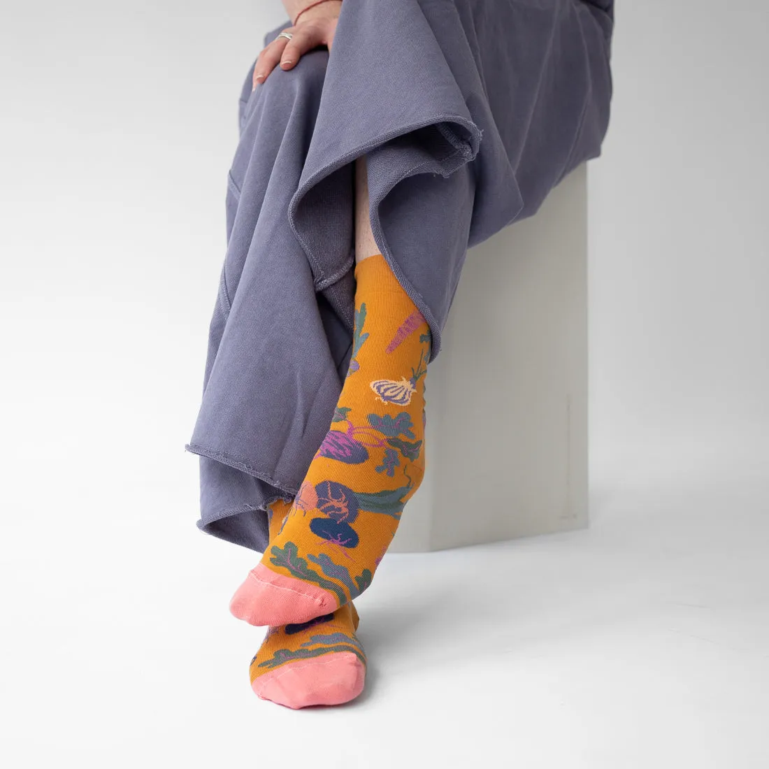 Bonne Maison |  Beetroot Socks in Ochre