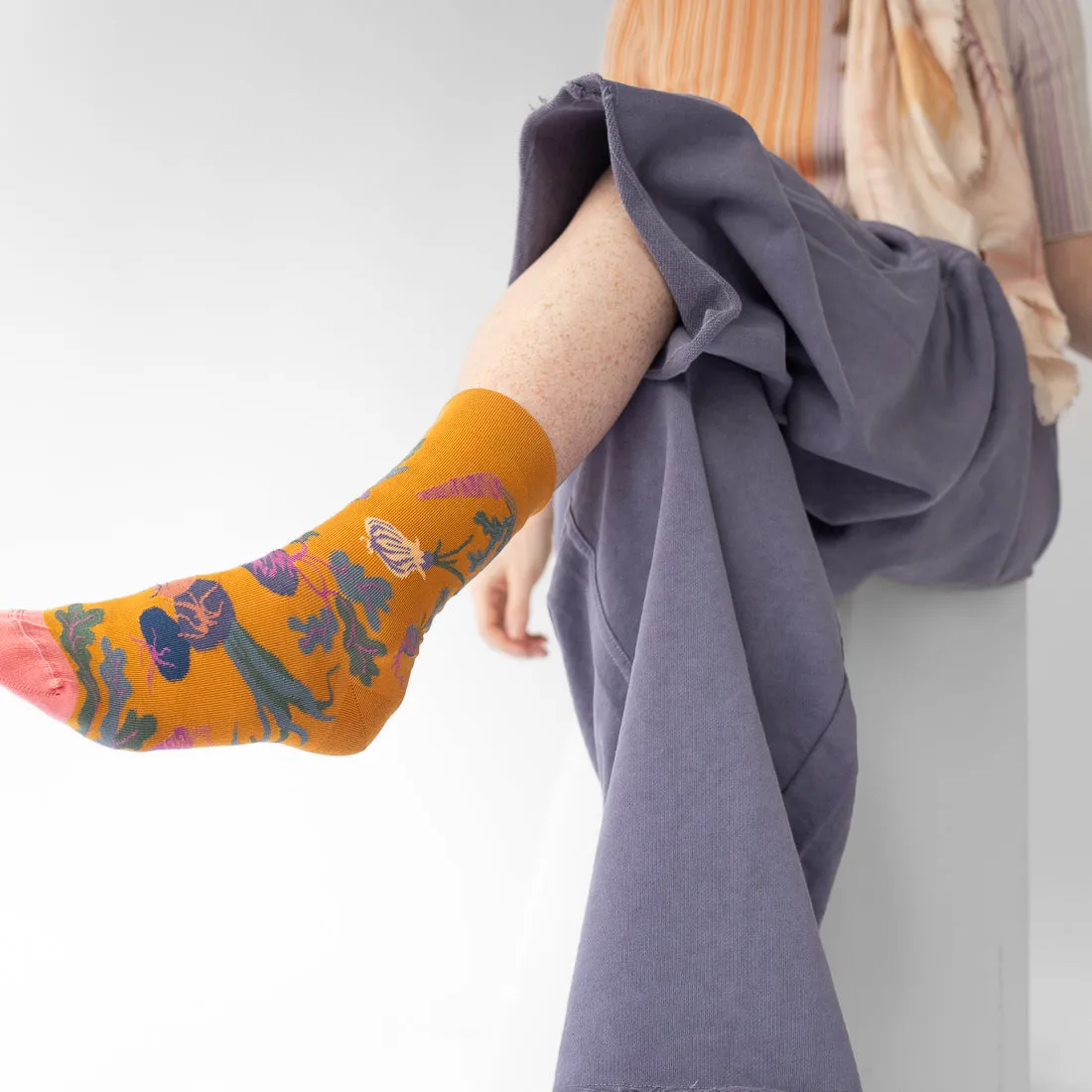 Bonne Maison |  Beetroot Socks in Ochre