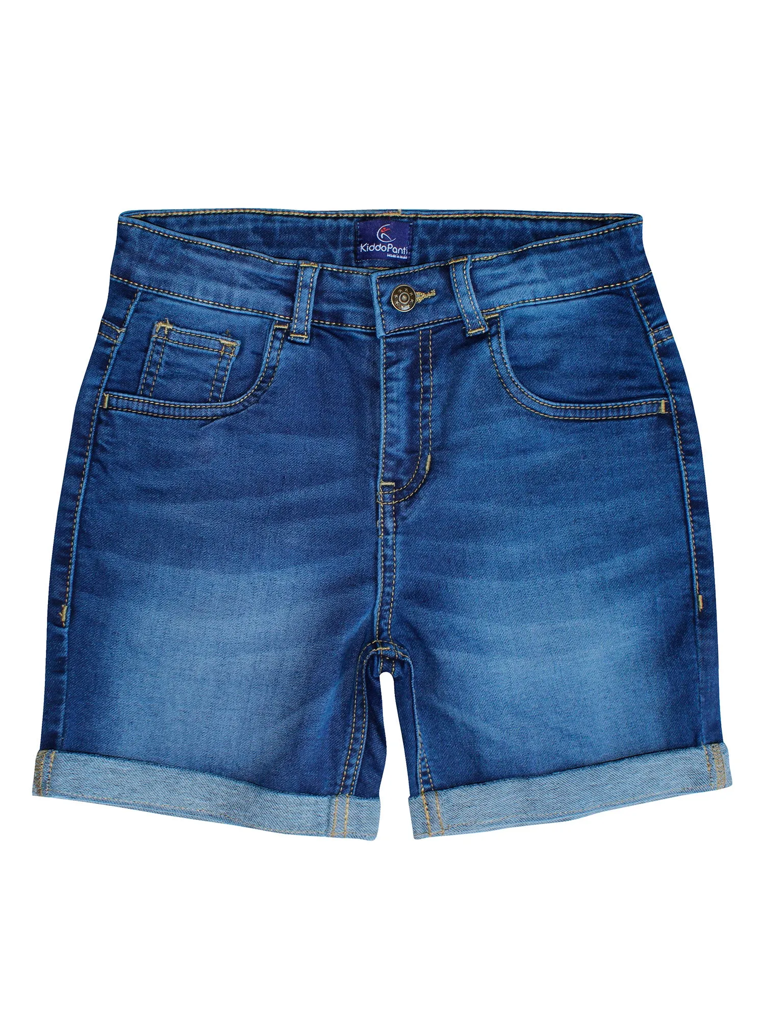 Boy's Fashion Denim Rollup Shorts