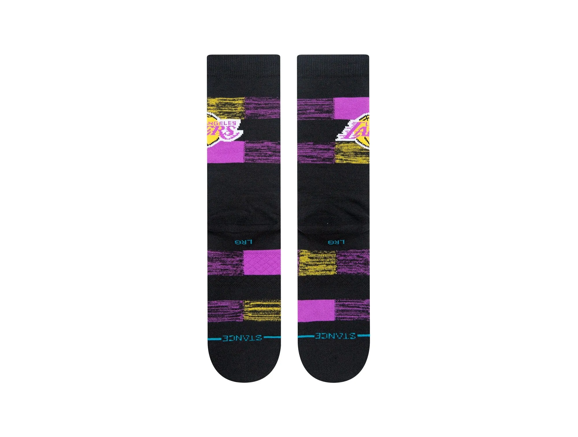 Calcetin Stance Lakers Cryptic Unisex Negro