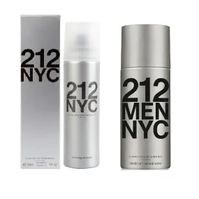 Carolina Herrera 212 Men & Women Deodorants (150ml x 2)