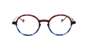 Caroline Abram-77669-Tête à Lunettes-44-18-130-Red-Blue-Gradient-Tort-Rouge-Dégradé-Bleu