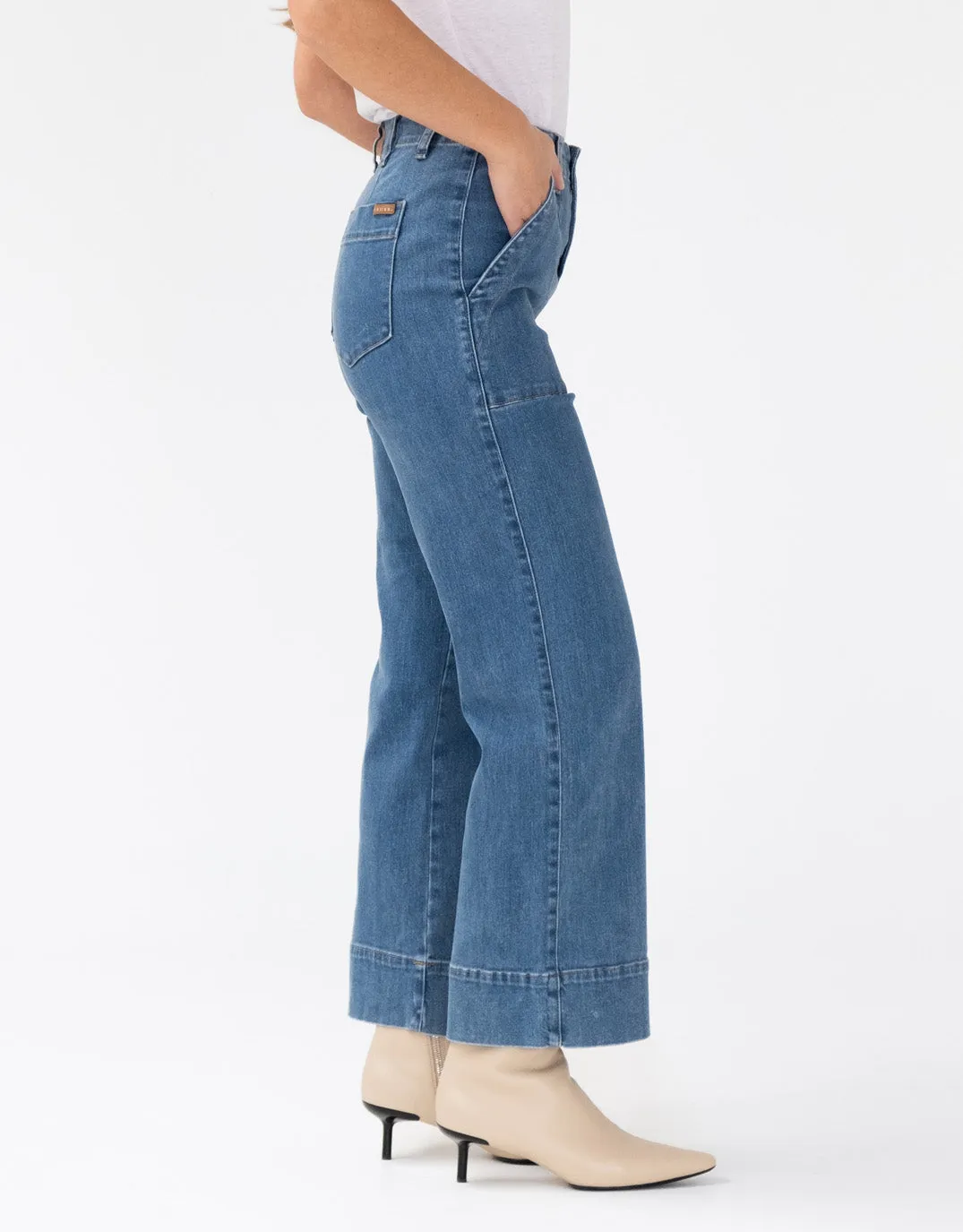 Celeste Wide Leg Jeans - Maison Wash