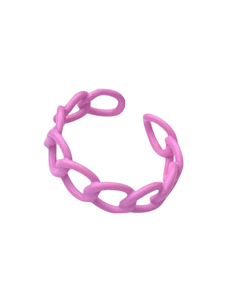 Chainlink Enamel Ring