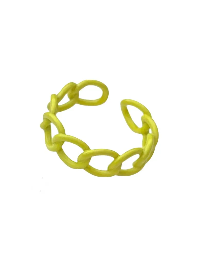 Chainlink Enamel Ring