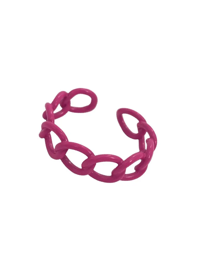 Chainlink Enamel Ring