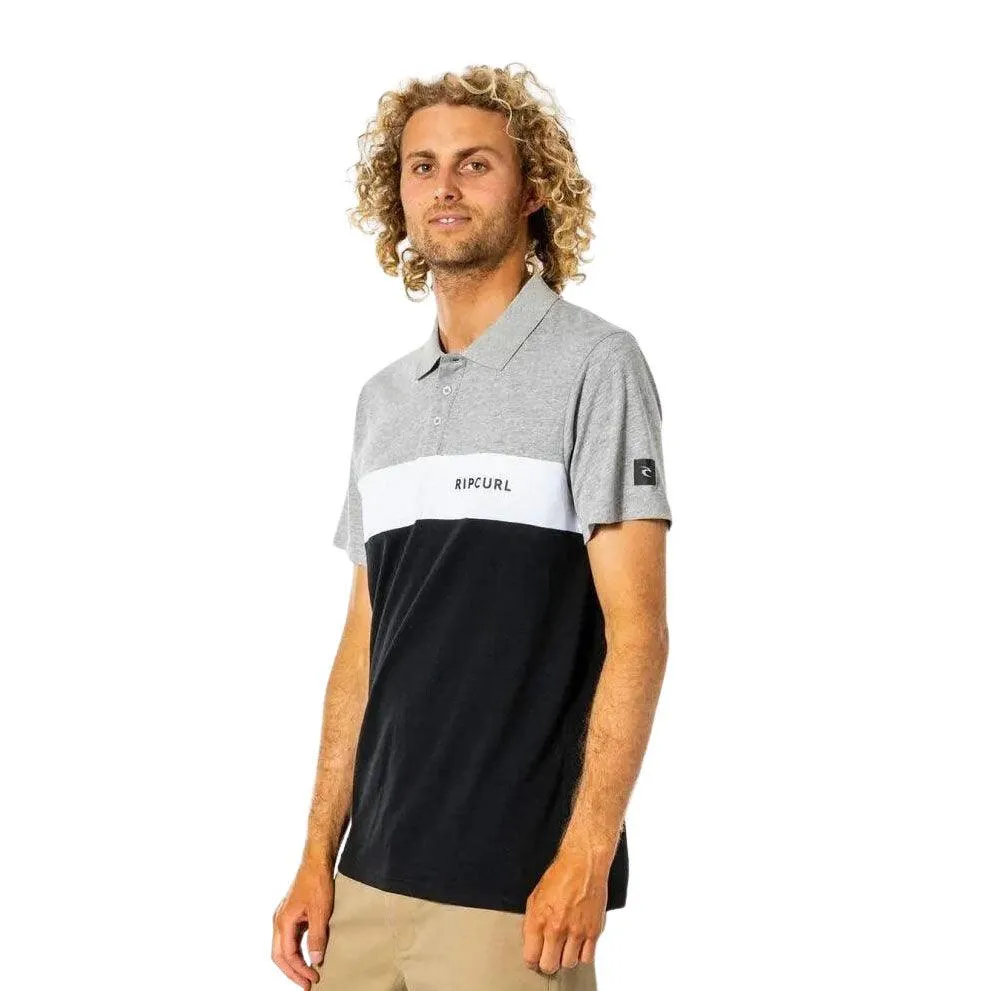 Chomba Rip Curl Undertow Gris Oscuro Blanco