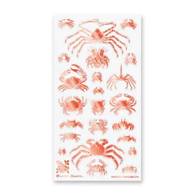 Crustacean Collection Sticker Sheet