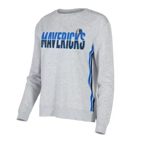 DALLAS MAVERICKS CONCEPTS SPORT 2023 WOMEN'S GREY SWEATSHIRT