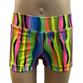 Ditto Dancewear Children's Licorice Allsorts Shorts