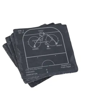 Edmonton Oilers Greatest Plays in Sports Coasters