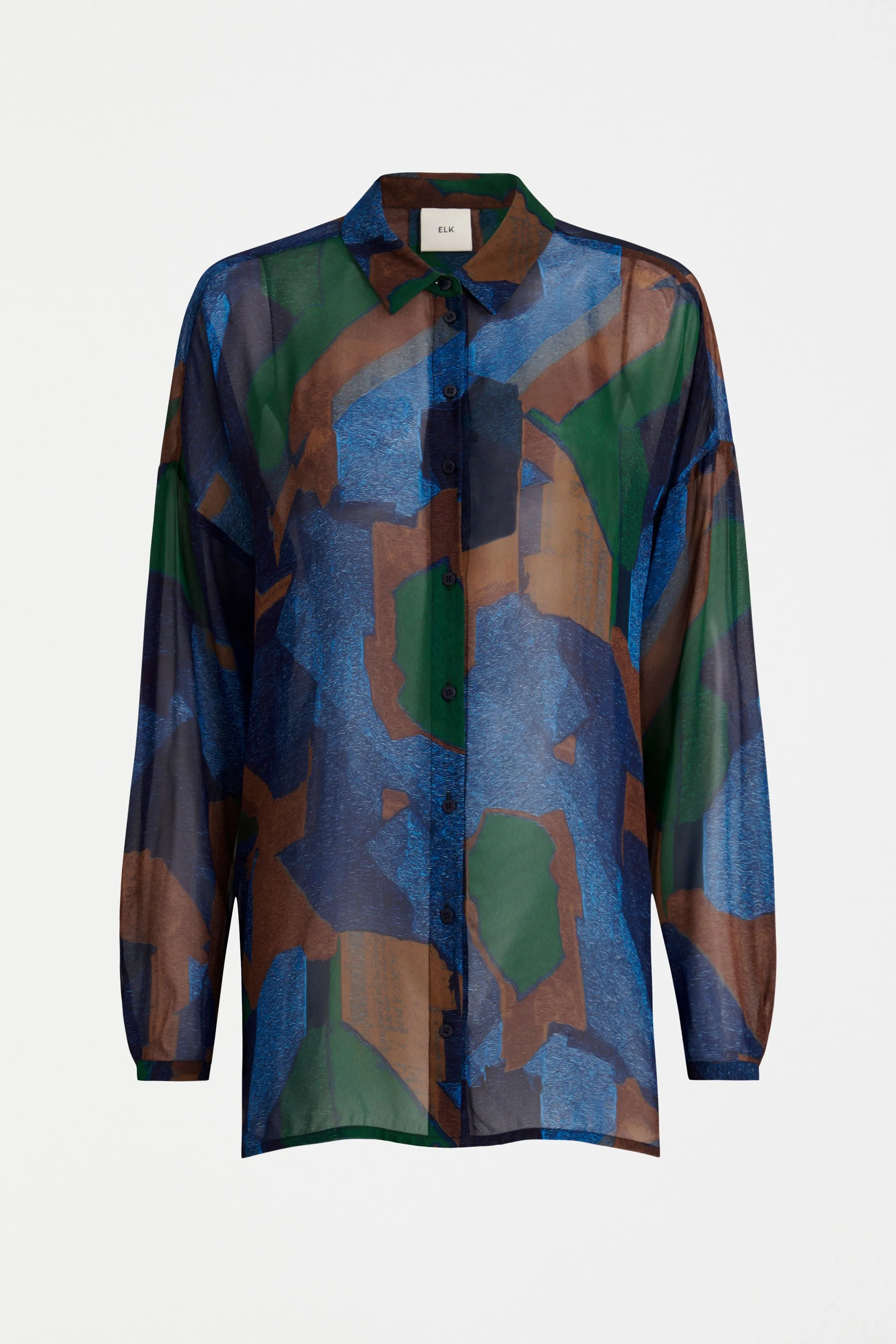 Eir Print Sheer Shirt