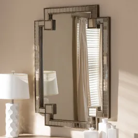 Elise Art Deco Frame Wall Mirror