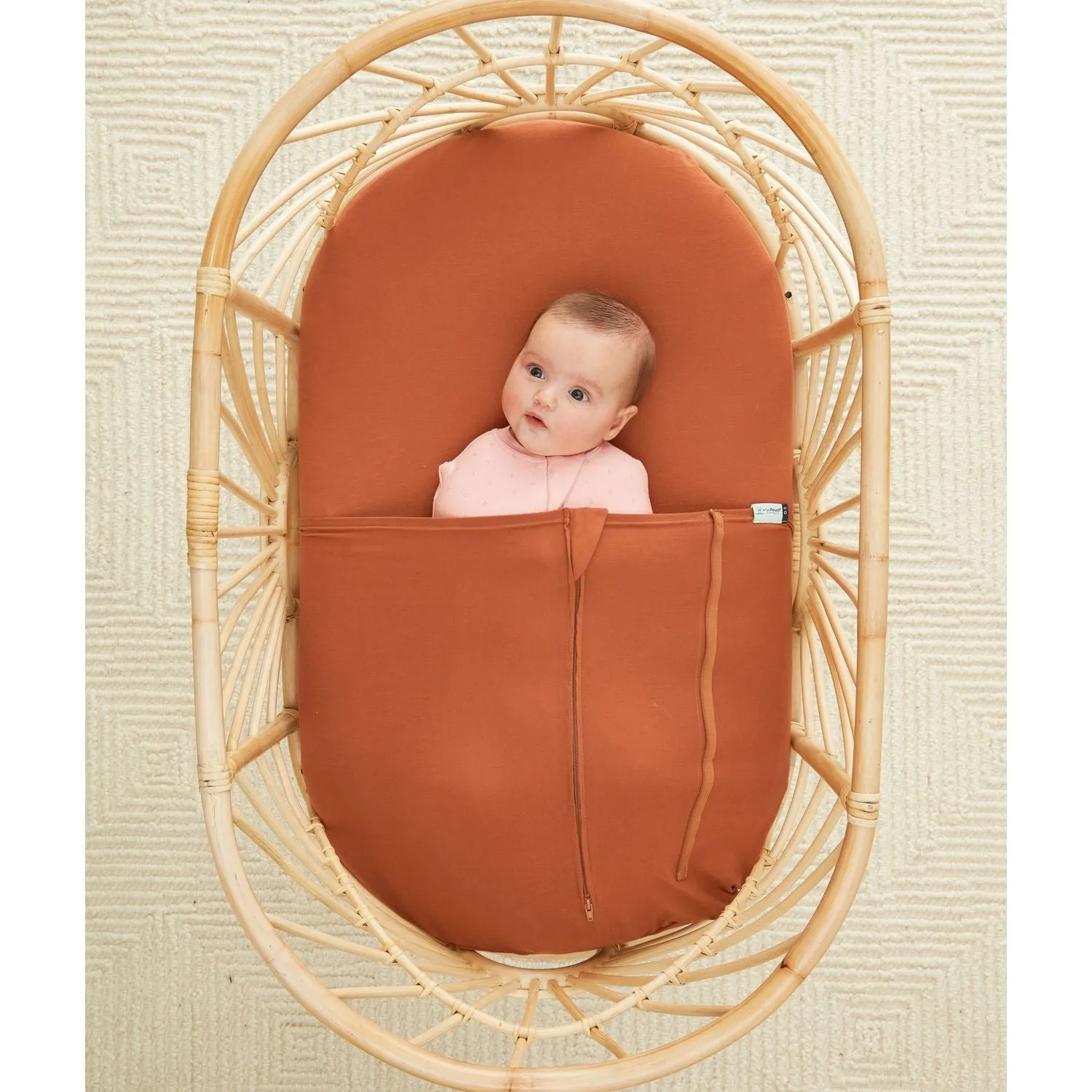 ergoPouch Bassinet Tuck Sheet - Rust