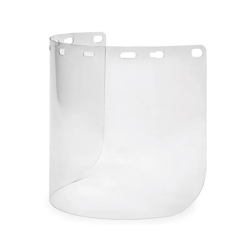 Faceshield Polycarbonate clear molded cylinder shape