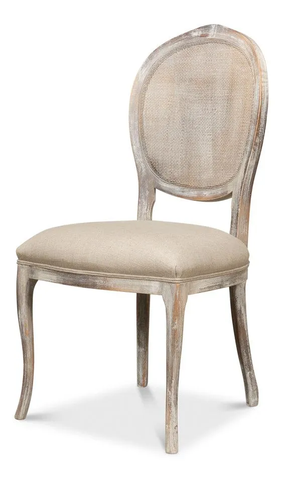 Farm Style Cane Back Chairs - Pair