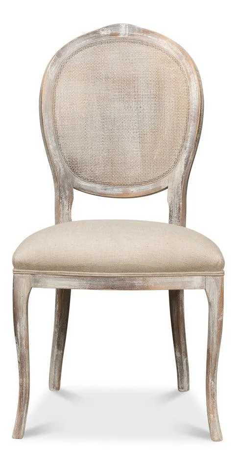 Farm Style Cane Back Chairs - Pair