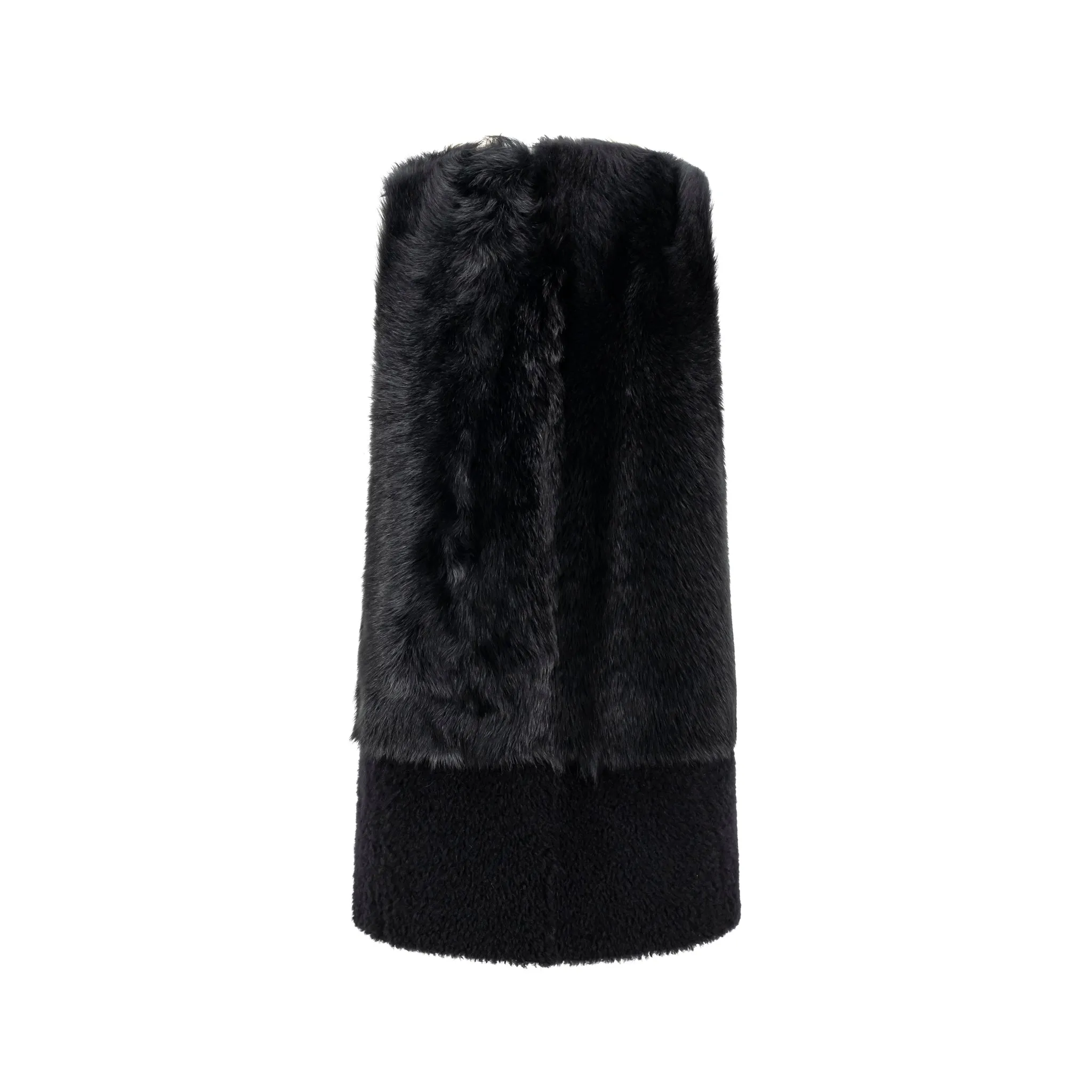 Feather Shearling Gilet - Baltic