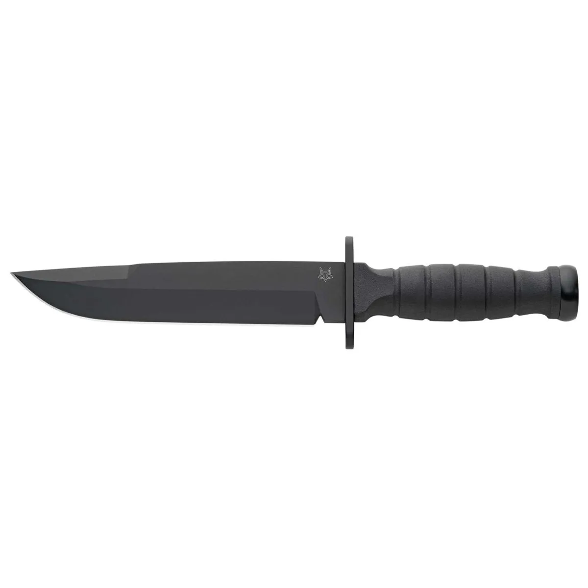 FoxKnives Brand FX-689 defender fixed knife tactical clip point blade Black