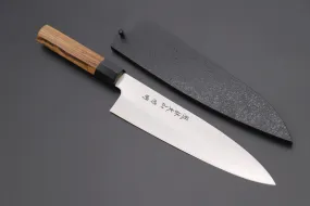 Fu-Rin-Ka-Zan R-2 Clad Wa Series Wa Gyuto (210mm to 240mm, 2 sizes, Octagonal Bocote Wood Handle)