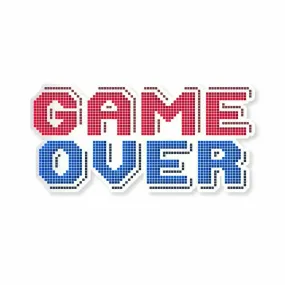 Game Over Sticker