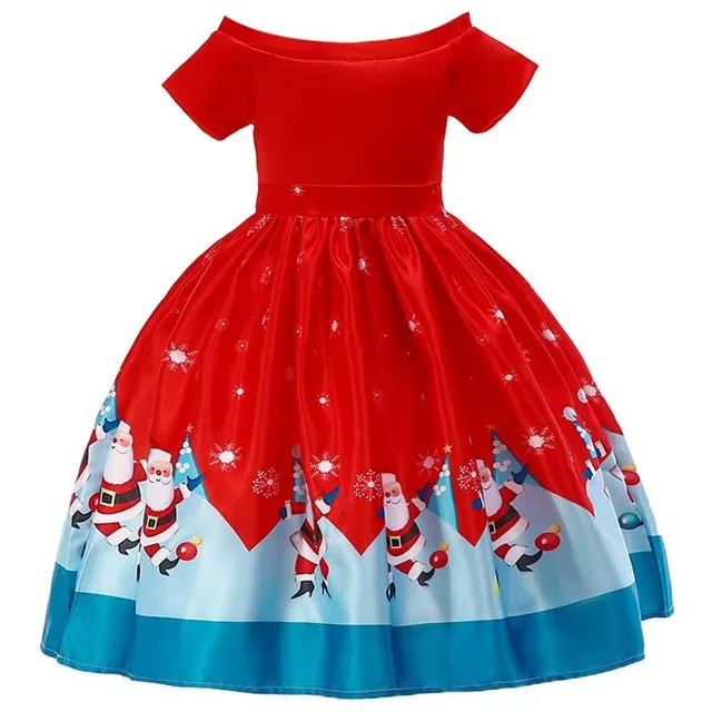 Girls Christmas dress snowflake dresses for girls princess dress halloween christmas anniversaire