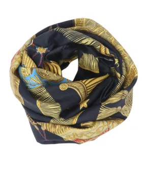 Hermes Poste et Cavalerie Print Scarf