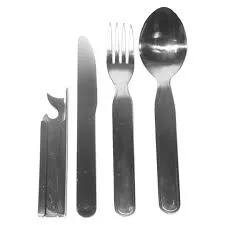 Highlander Military-Style Knife, Fork, Spoon Set