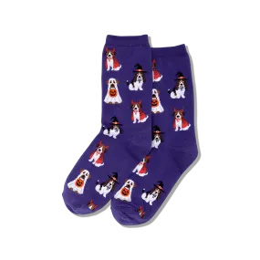 HOTSOX Women's Costume Dogs Crew Socks