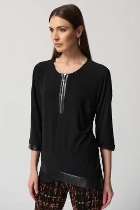 Joseph Ribkoff Black Top Style 233264-11