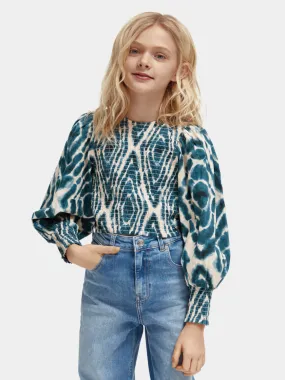 Kids - All-over printed long-sleeved top