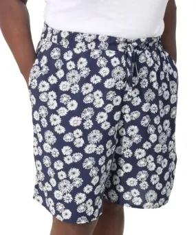 Ladies Printed Rayon Shorts